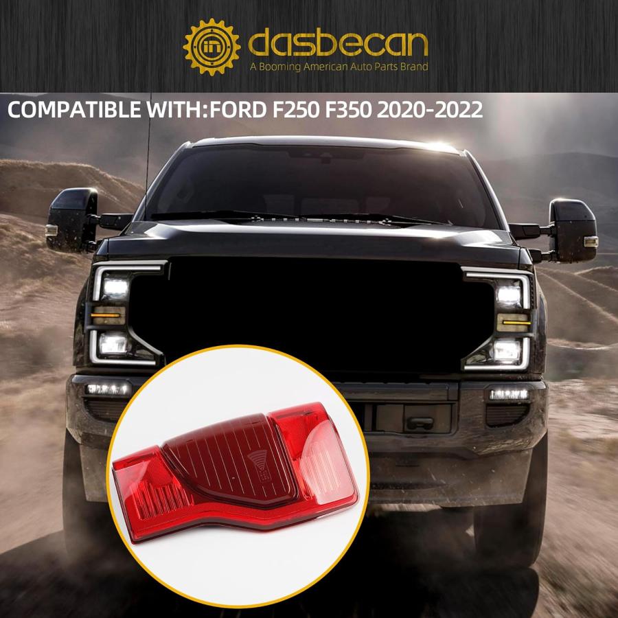 【並行輸入品】Dasbecan 右助手席側テールライトアセンブリ 2020 2021 2022 フォード F250 F350対応 スーパーデューティーの画像