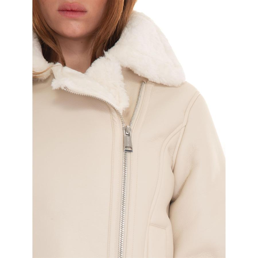GUESS Women's Dafne Cropped Jacket, Cream White Multi 並行輸入品｜good-face｜07