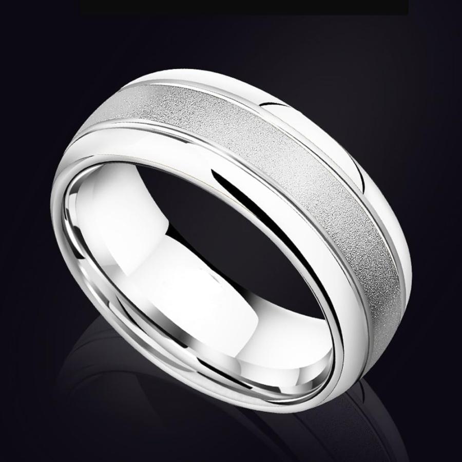 並行輸入品】ringcolor 8mm イエローゴールドメッキ チタンスチール