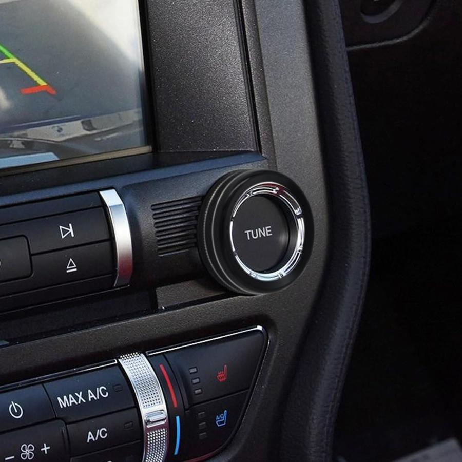 【並行輸入品】TopDall Black Aluminum Headlight Volume Tune Control Knob Cover Ringの画像
