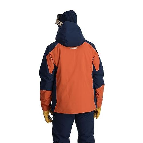 【並行輸入品】Spyder Men's Standard Copper Jacket, XX Large, Saddleの画像
