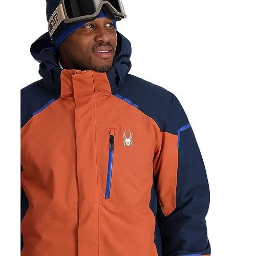 【並行輸入品】Spyder Men's Standard Copper Jacket, XX Large, Saddleの画像
