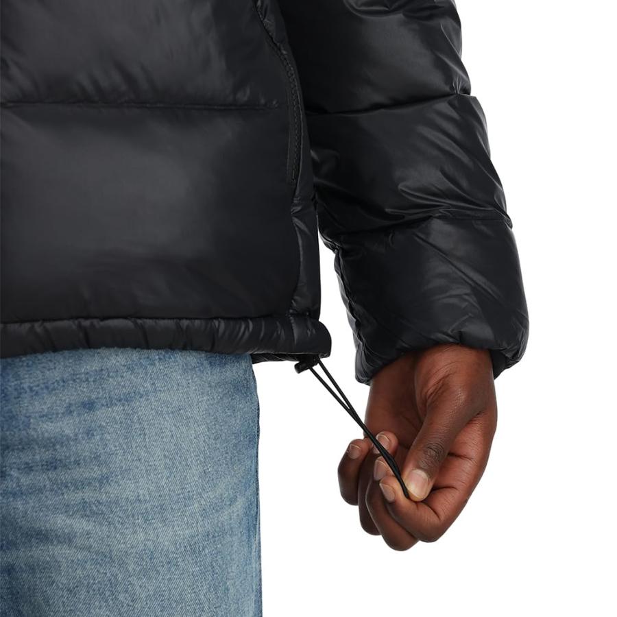 【並行輸入品】Spyder Men's Standard Windom Tech Hooded Down Jacket, Blackの画像