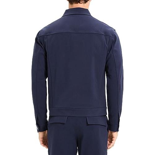 【並行輸入品】Theory Men's River Jacket in Neoteric Twill, Dark Navy, Lの画像