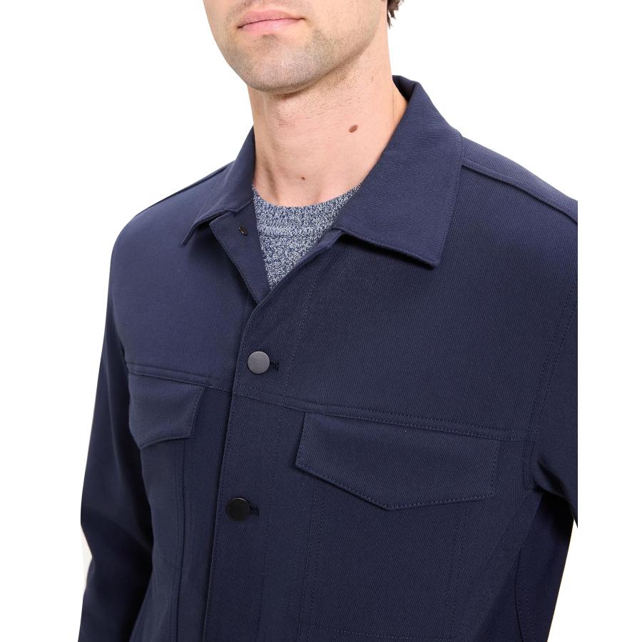 【並行輸入品】Theory Men's River Jacket in Neoteric Twill, Dark Navy, Lの画像