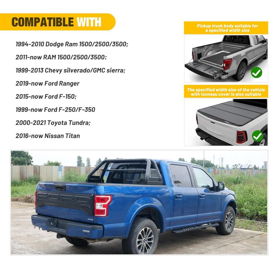 並行輸入品】WOLFSTORM ユニバーサルピックアップトラック用