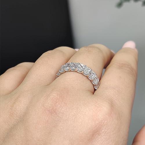 もんちのぴ♡最高級ソナダイヤモンド　エメラルドカット　フルエタニティ もんちのぴ様専用♡最高級ソナダイヤモンド エメラルドカット フル