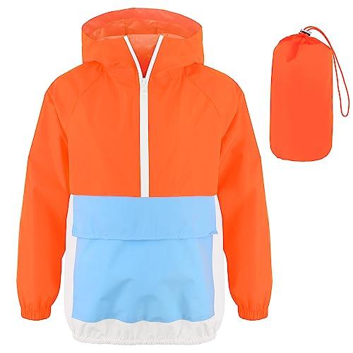 MODAFANS Girls Boys Rain Jacket Lightweight Waterproof Packable  並行輸入品｜good-face｜02