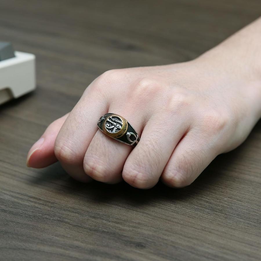 並行輸入品】HZMAN 古代エジプトリング メンズ レディース ステンレス
