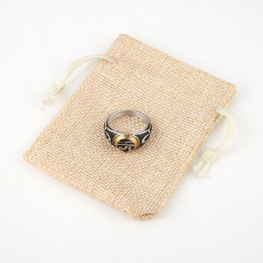 並行輸入品】HZMAN 古代エジプトリング メンズ レディース ステンレス