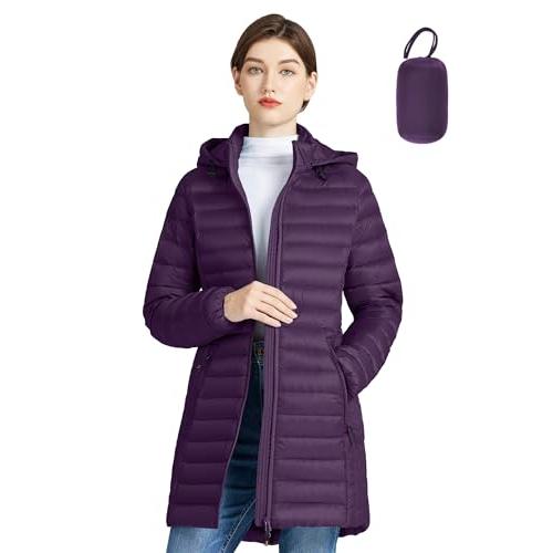 並行輸入品】SLOWTOWN レディース 軽量 ダウンパファーコート 