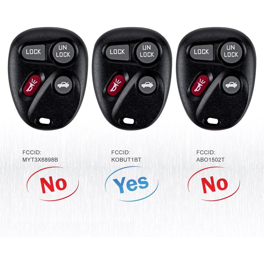BestKeys Keyless Entry Car Key Vehicles Replacement for 2000-2001 Astro ...