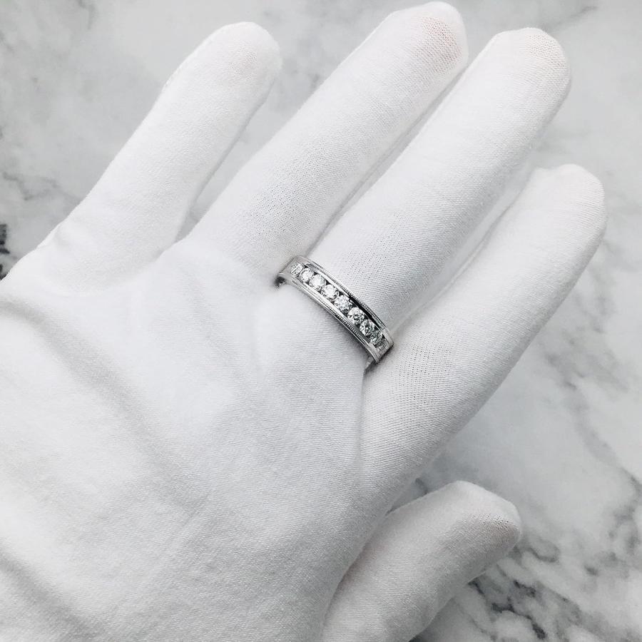 【並行輸入品】Luyona モアッサナイト エタニティ 結婚指輪 メンズ 1-2cttw D カラー ラウンドカット 人工モアッサナイト ダイヤモンド_5