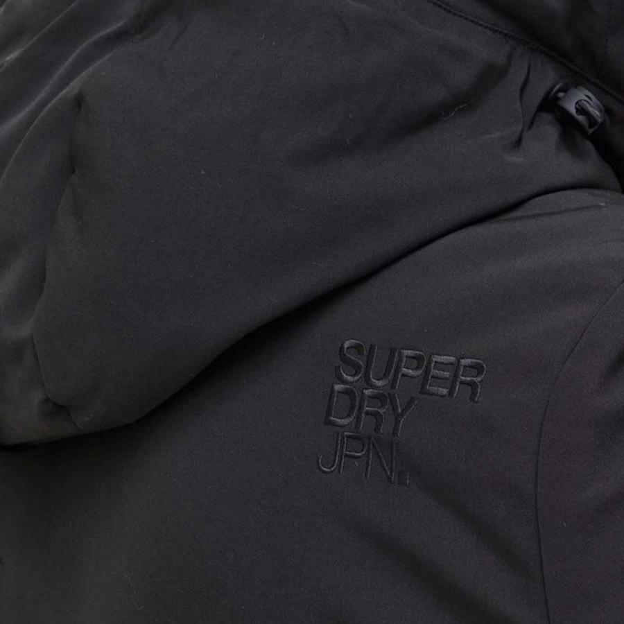 【並行輸入品】Superdry Mens Hooded Everest Puffer Bomber Jacket Jet Black Sizeの画像
