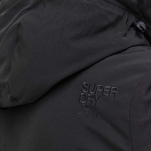 【並行輸入品】Superdry Mens Hooded Everest Puffer Bomber Jacket Jet Black Sizeの画像