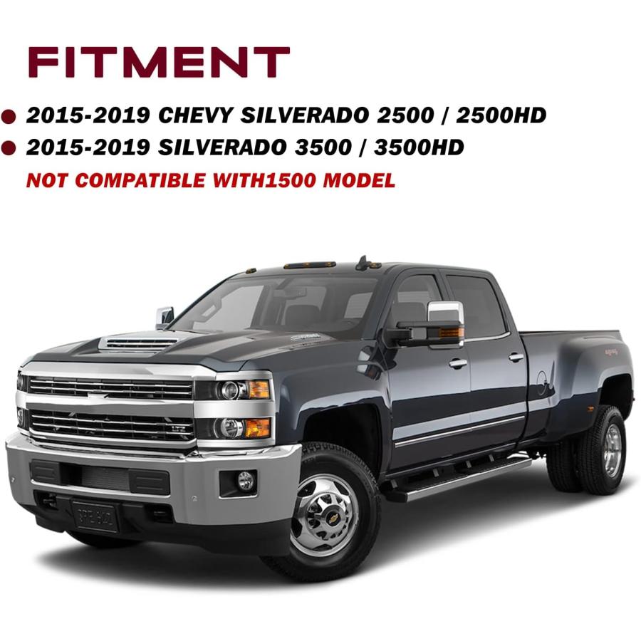 【並行輸入品】JSBOYAT 2015-2019 Chevy Silverado 2500 3500 HD OEプロジェクターハロゲンヘッドライト交換の画像