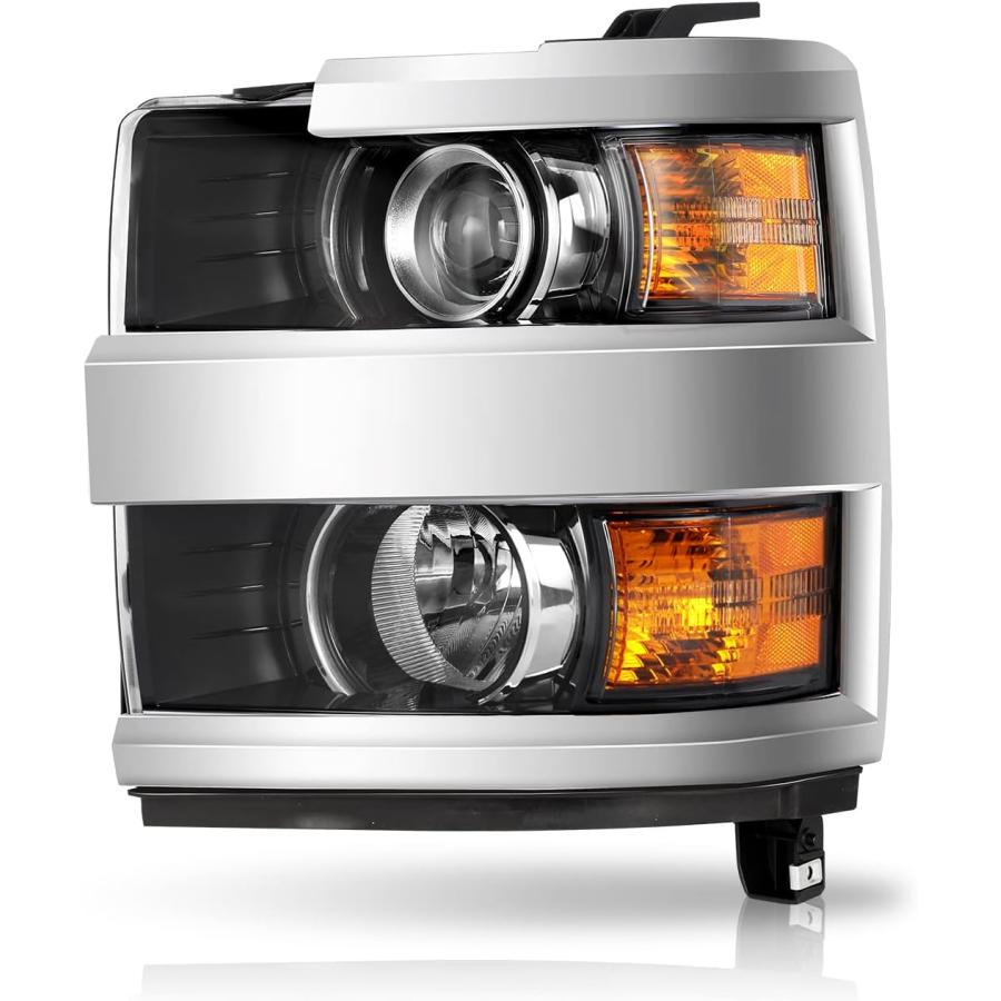 【並行輸入品】JSBOYAT 2015-2019 Chevy Silverado 2500 3500 HD OEプロジェクターハロゲンヘッドライト交換の画像