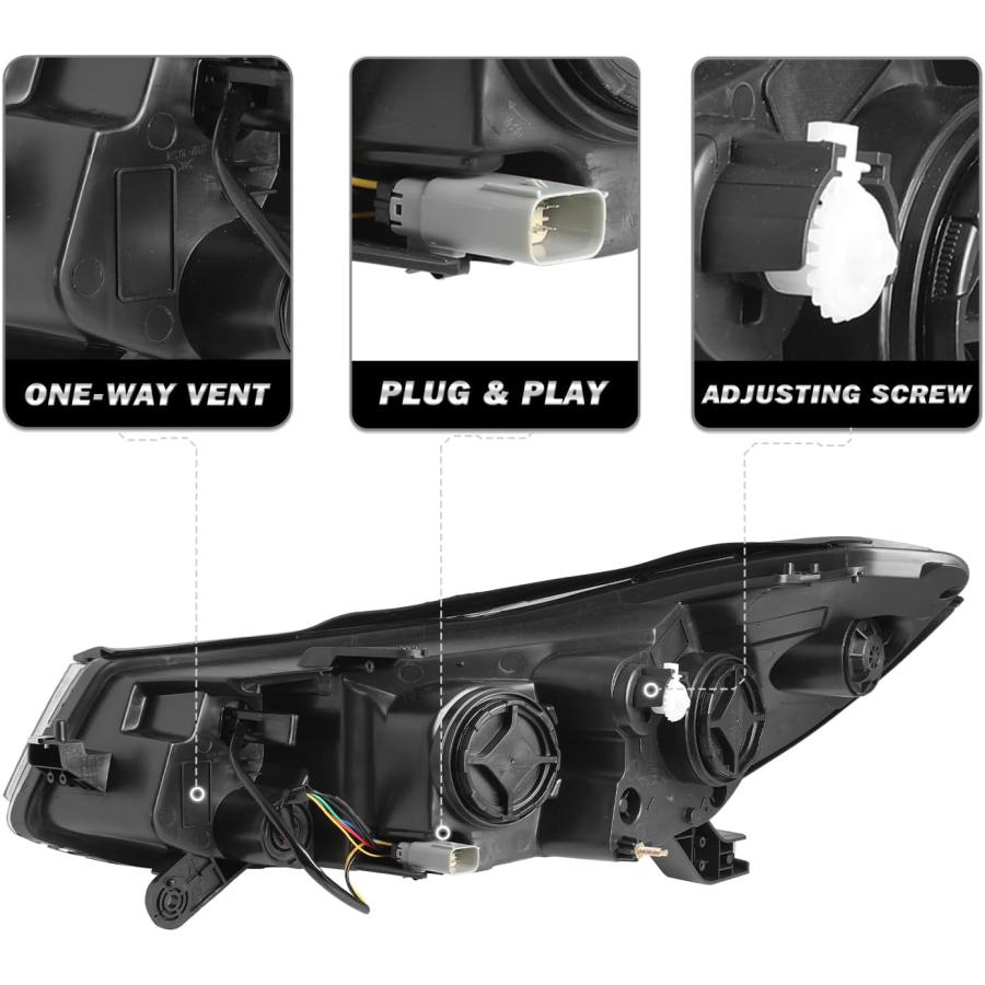 【並行輸入品】SOCKIR Fit for 2017-2022 Chevy Trax Headlight Assembly Replacement N_2