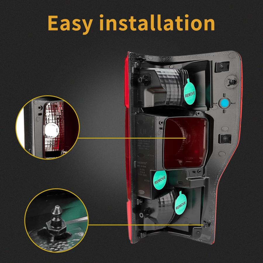 【並行輸入品】左運転席側リアテールライトアセンブリ 2020 2021 2022 フォード F250 F350 スーパーデューティー ブラインドスポッの画像