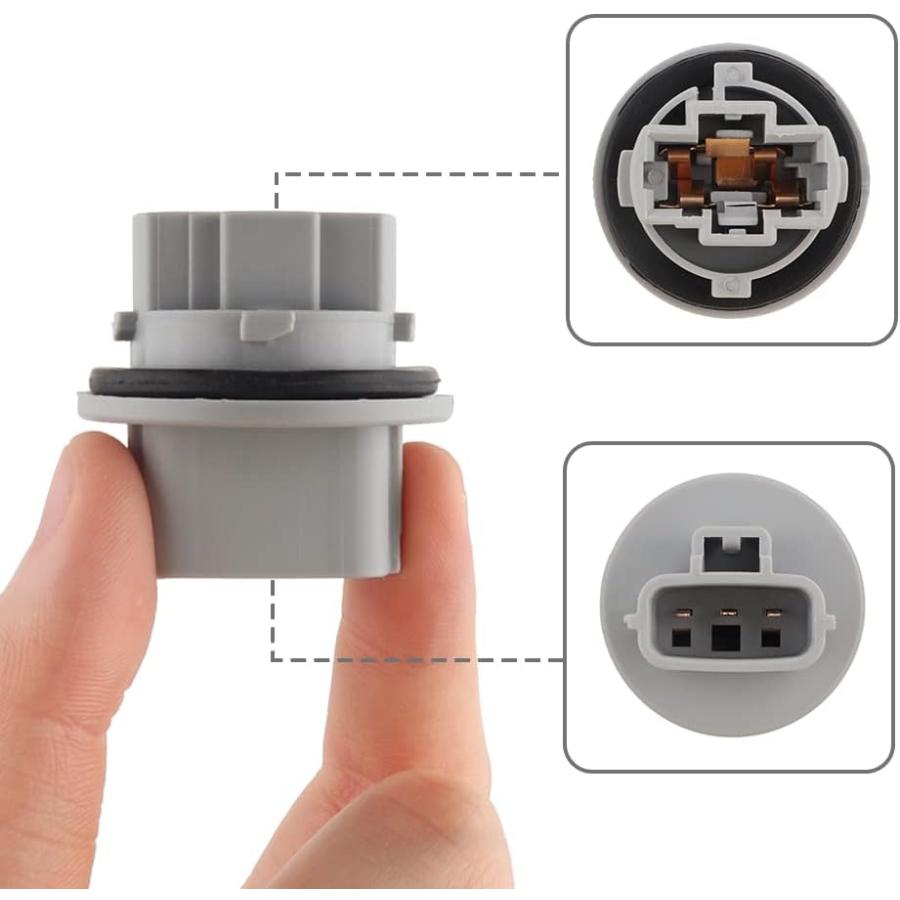 【並行輸入品】2Pcs Turn Signal Socket Replaces OEM#90075-60060 Front Turn Signal B_4