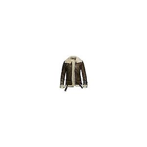 【並行輸入品】leebrando Mens Real RAF Shearling Sheepskin B3 Bomber Flying Pilの画像