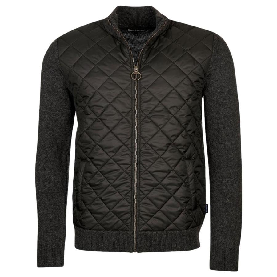 【並行輸入品】Barbour Men's Essential Quilted Zip Thru Jacket, Charcoal Marl (の画像