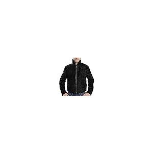 【並行輸入品】leebrando Men's Persian Lamb Black Fur Jacket Karakul Coat (M)の画像