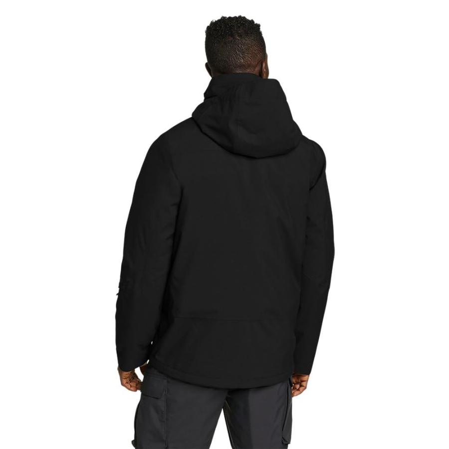 【並行輸入品】Eddie Bauer Men's Powder Search 2.0 3 In 1 Jacket, Black, Mediumの画像