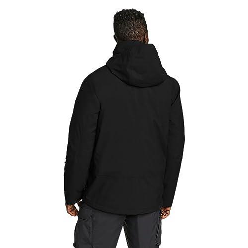 【並行輸入品】Eddie Bauer Men's Powder Search 2.0 3 In 1 Jacket, Black, Mediumの画像