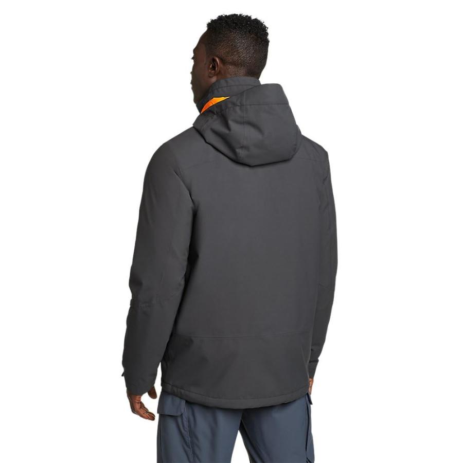 【並行輸入品】Eddie Bauer Men's Powder Search 2.0 3 In 1 Jacket, Storm, Mediumの画像