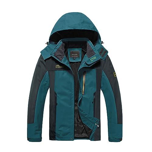 【並行輸入品】Men's Outdoor Waterproof Hiking Travel Climbing Raincoats Lightwの画像