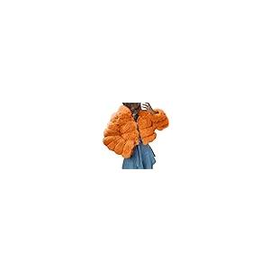 【並行輸入品】My?Orders?Placed,Short Faux Furry Splicing Jackets for Women Winの画像