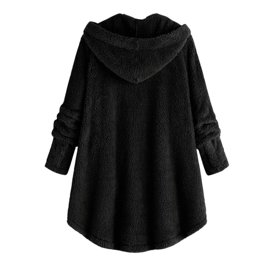 【並行輸入品】Womens Shacket Jacket Ladies Jackets Comfy Wool Coats With Pocke_6