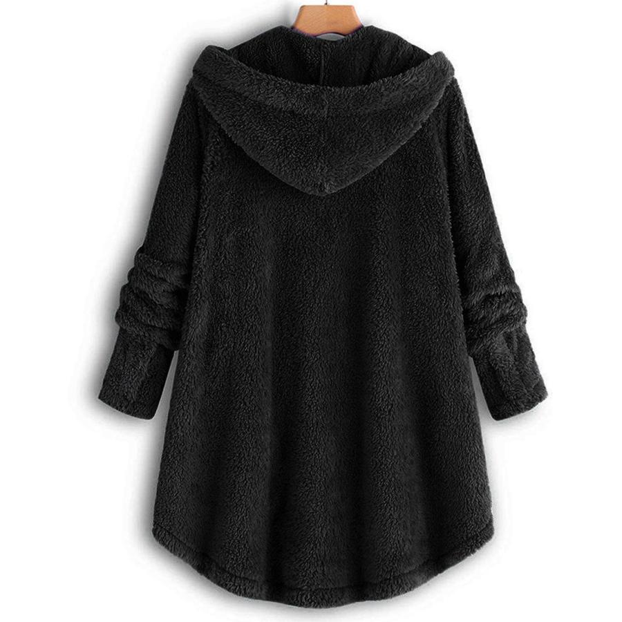 【並行輸入品】Womens Shacket Jacket Ladies Jackets Comfy Wool Coats With Pocke_9