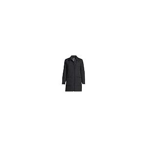 【並行輸入品】Lands' End Womens Reversible Barn Insulated Coat Black Slate/blaの画像