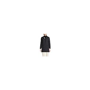 【並行輸入品】Lands' End Womens Reversible Barn Insulated Coat Black Slate/blaの画像