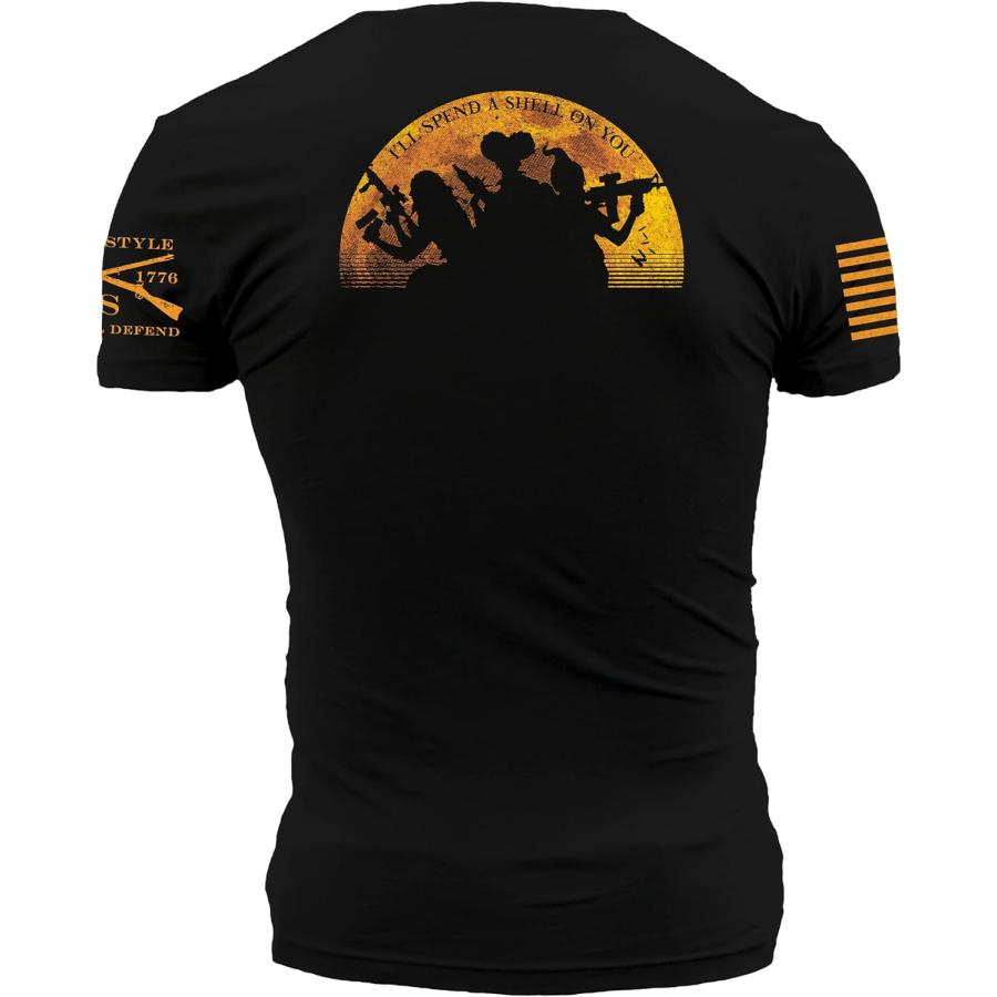 【並行輸入品】Grunt Style Hold and Focus Men's T-Shirt (Black Small)　_2