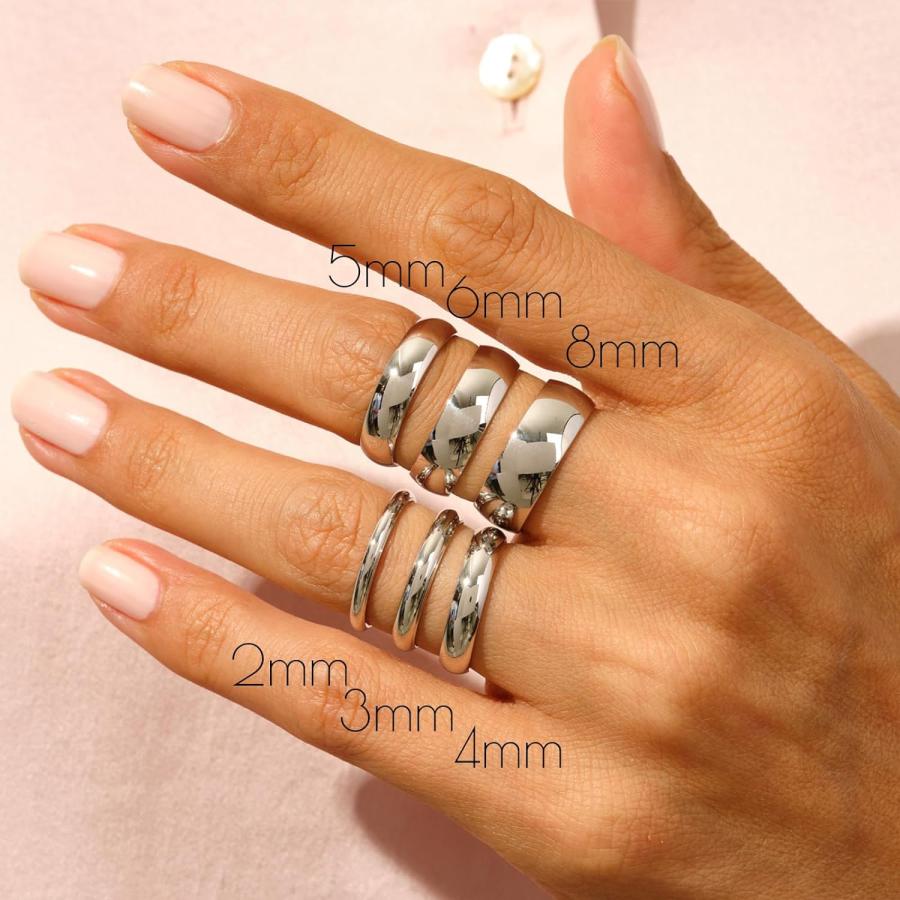 【並行輸入品】Jelafu 本物の10K/14K/18Kソリッドゴールド結婚指輪 女性用 個人用ソリッドゴールド結婚指輪 メンズまたはレディース 2/の画像