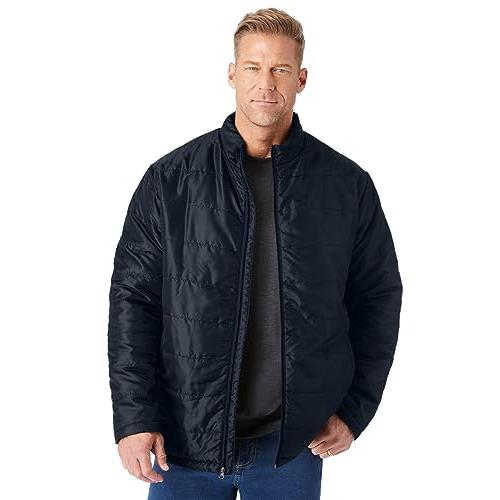 【並行輸入品】KingSize Men's Big & Tall Packable puffer jacket   Big   5XL, Blの画像