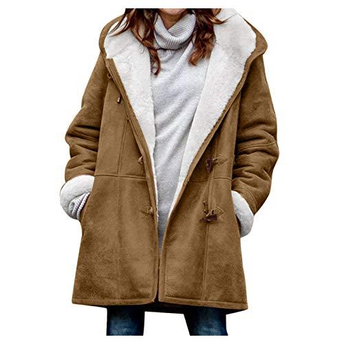 Tintwwg Winter Sherpa Lined Coats Jackets for Women Plus Size Ho 並行輸入品｜good-face｜02