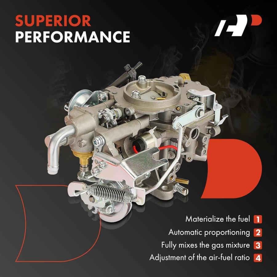【並行輸入品】A-Premium キャブレター 交換用 日産 K21 K25 フォークリフト TCM LO2 エンジン メカニカルチョーク バレル1個の画像
