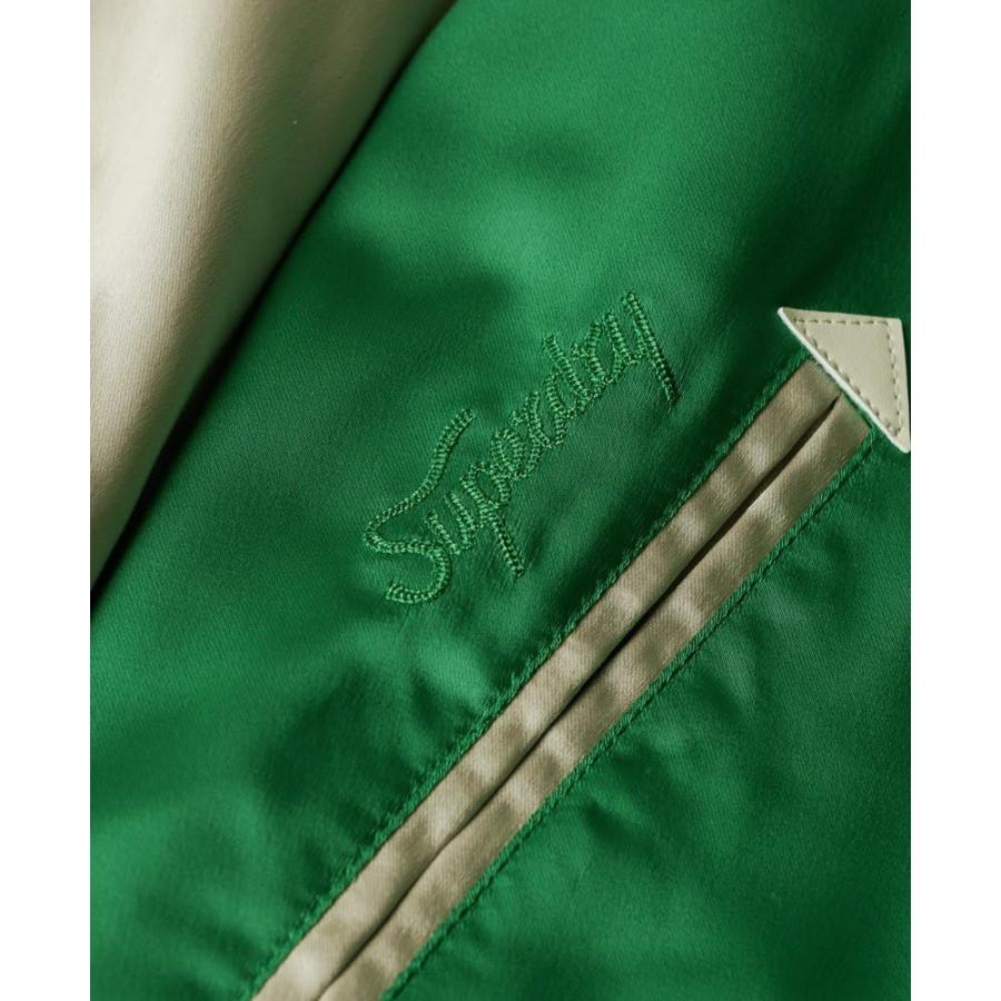 【並行輸入品】Superdry Mens Sukajan Embroidered Bomber Jacket Bowling Green Siの画像