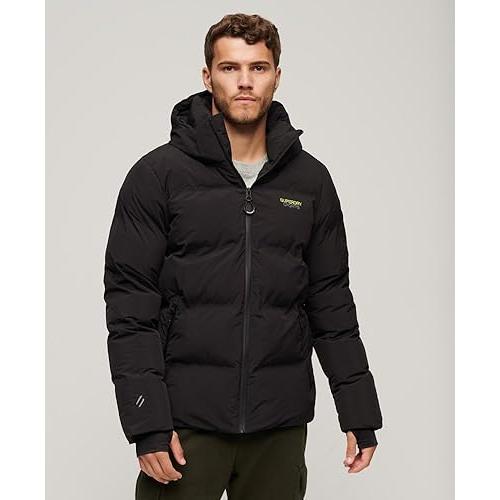 【並行輸入品】Superdry Mens Hooded Boxy Puffer Jacket, Boxy Fit   Looser And Mの画像