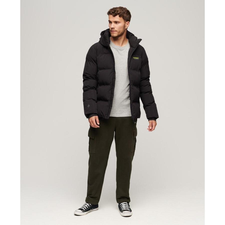 【並行輸入品】Superdry Mens Hooded Boxy Puffer Jacket, Boxy Fit   Looser And Mの画像