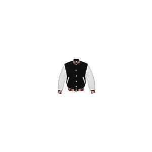 【並行輸入品】Calmweft Mens Genuine Wool blend and Leather Sleeves Light Weighの画像