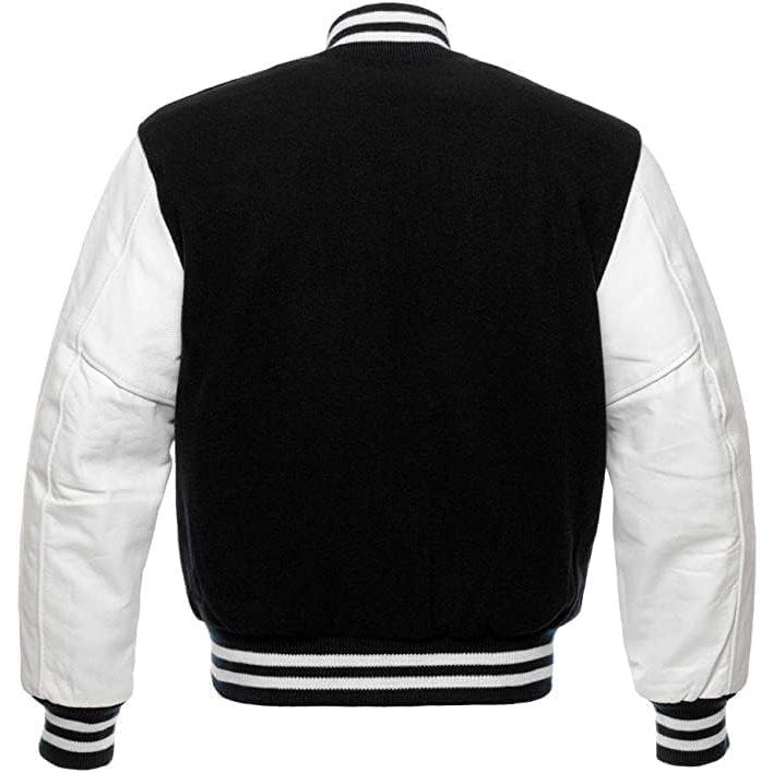 【並行輸入品】Calmweft Mens Genuine Wool blend Leather Sleeves Light Weight Vaの画像