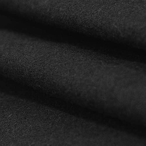 【並行輸入品】Calmweft Mens Genuine Wool blend Leather Sleeves Light Weight Vaの画像