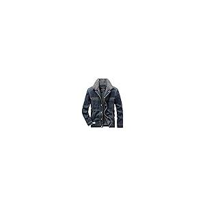 【並行輸入品】RTRDE Mens Jackets Casual Stylish, Winter Sherpa Lined Denim Jacの画像