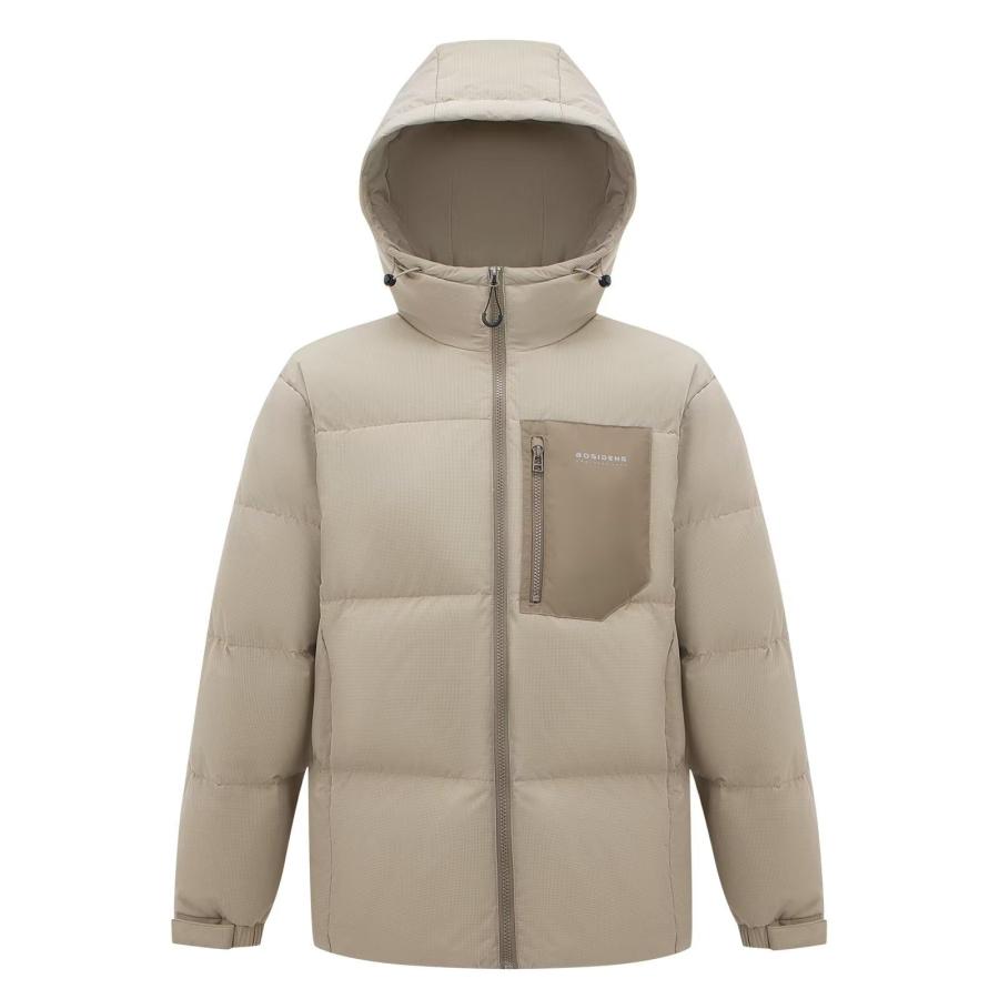 並行輸入品】BOSIDENG Men's Winter Short Down Jacket Hooded