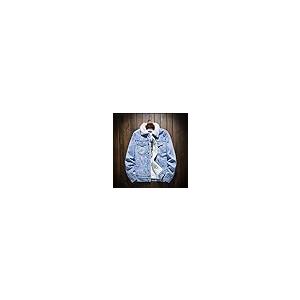【並行輸入品】RTRDE Warm Jackets For Men, Sherpa Lined Denim Jackets Windproofの画像